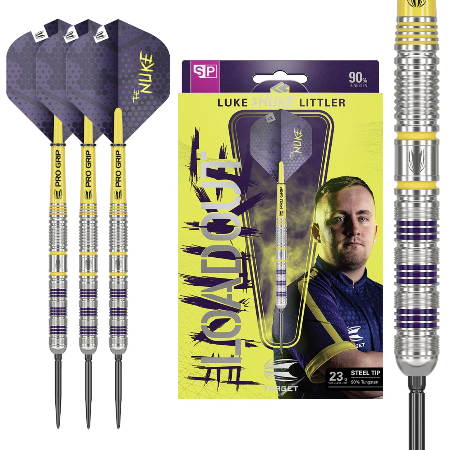 Luke Littler Loadout - 90% Tungsten - Swiss Point - Darts Set