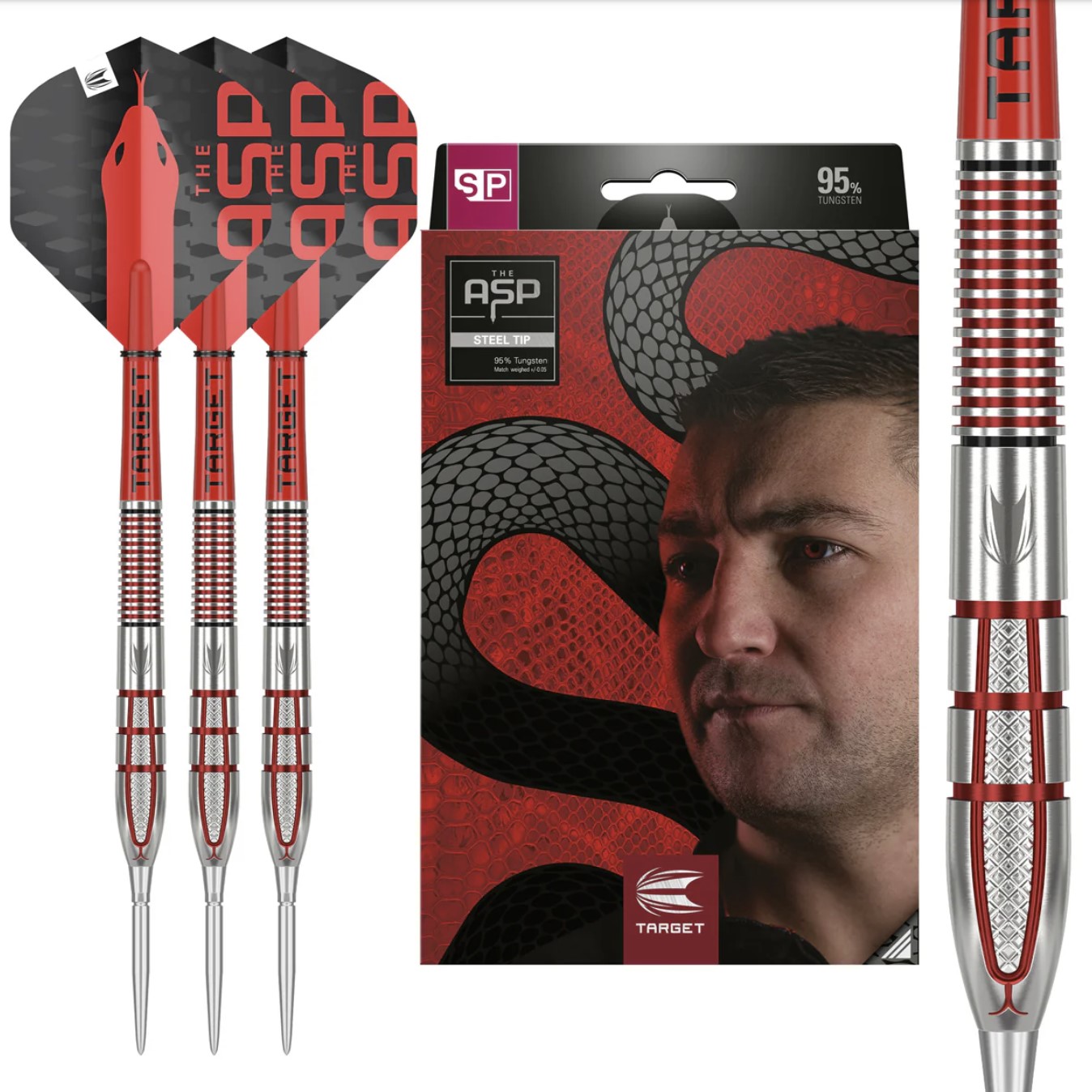 Nathan Aspinall Gen 2 - 95% Tungsten Swiss Point Darts