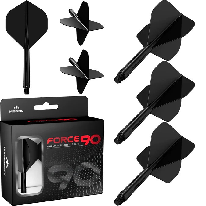 Force 90 Black No.2 Flights And Box