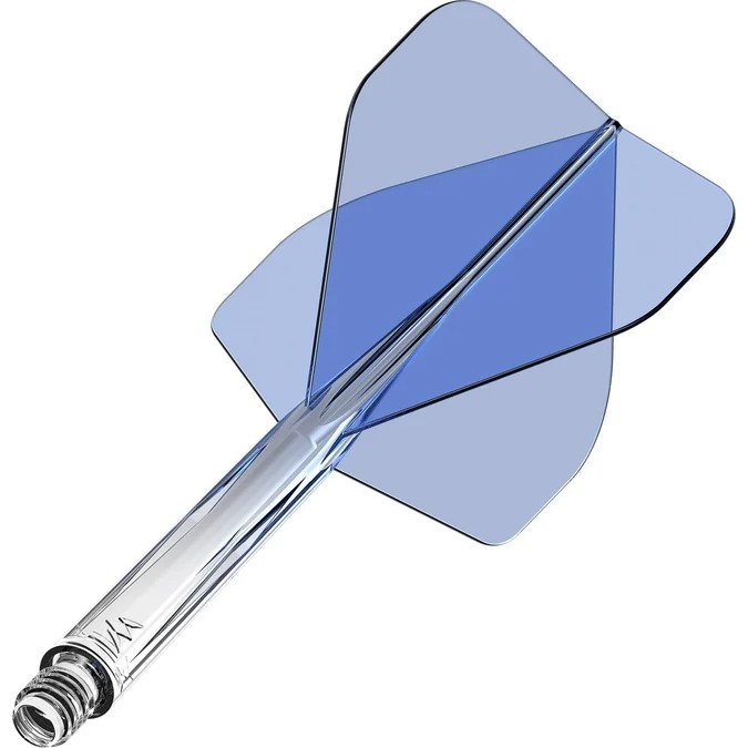 Mission Force 90 All In One Flight & Shaft System - Standard No.2 - Gradient - Transparent Blue