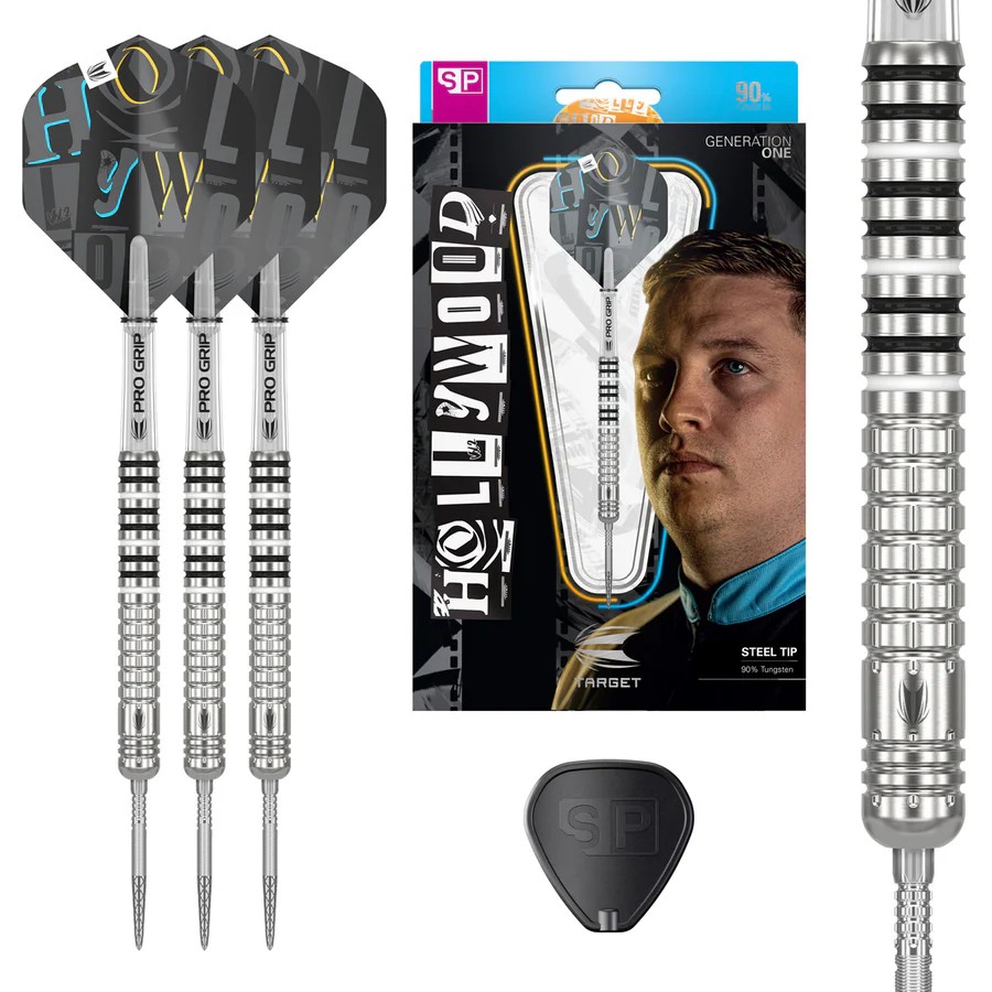 Chris Dobey 'Hollywood' Gen1 - 90% Tungsten Swiss Point Darts