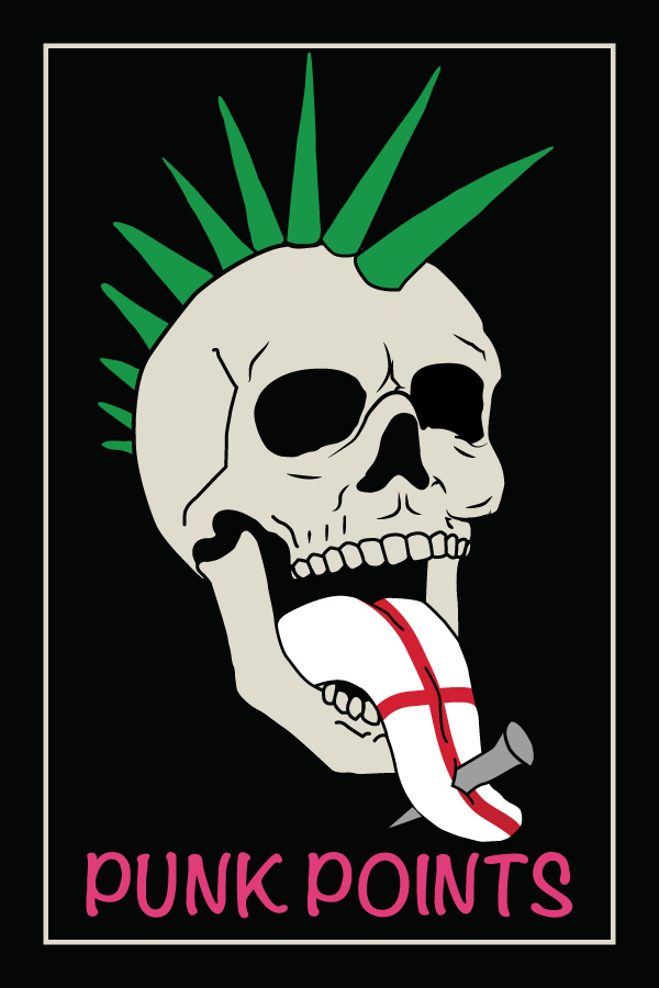 Punk Points England Black Vector Copy