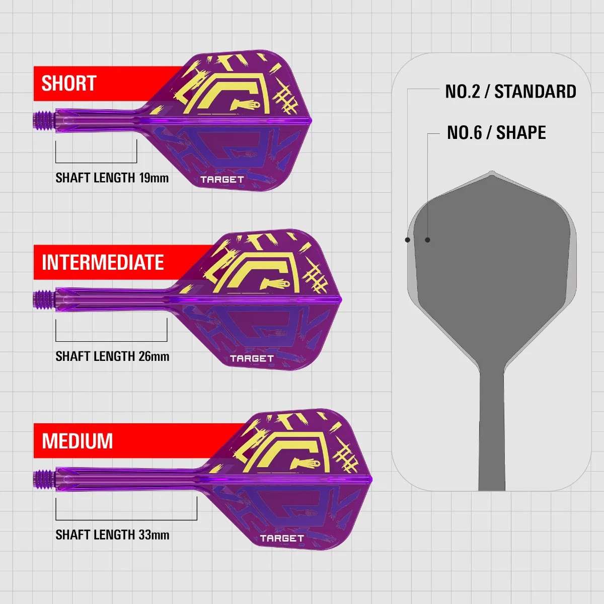 Luke Littler K Flex Sizes Info Sheet
