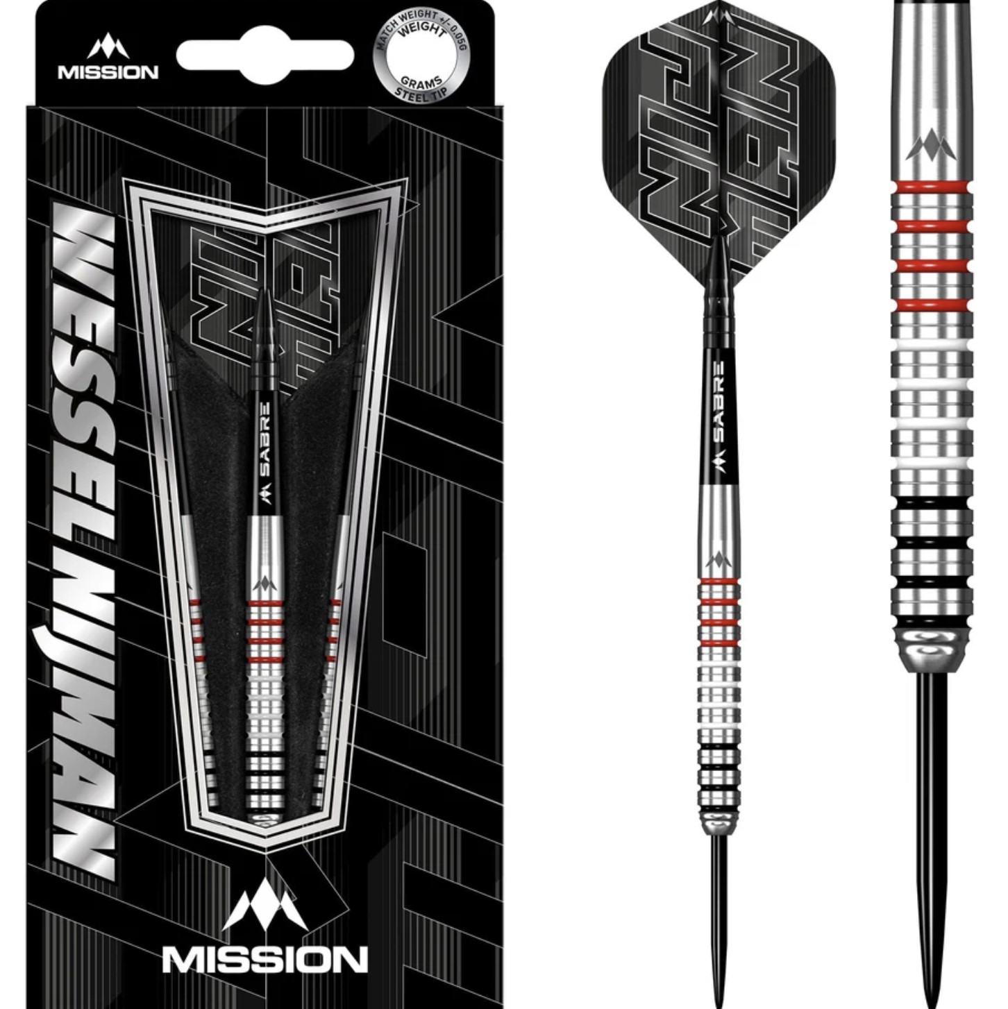 Mission - Wessel Nijman 95% Tungsten Natural Steel Tip Darts