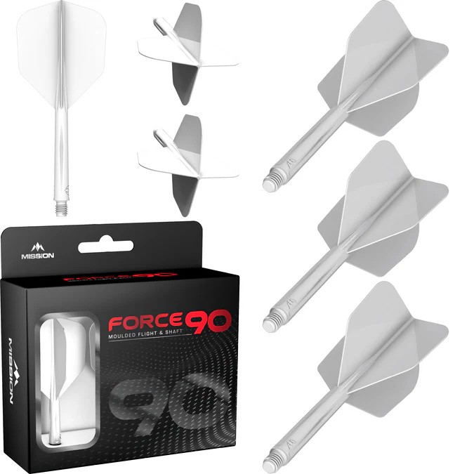 Force 90 White No.6 Flights And Box