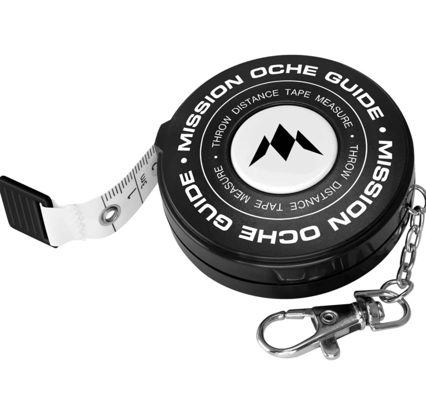 Mission Retractable Oche Guide Measuring Tape & Key Ring - Super Easy Set Up