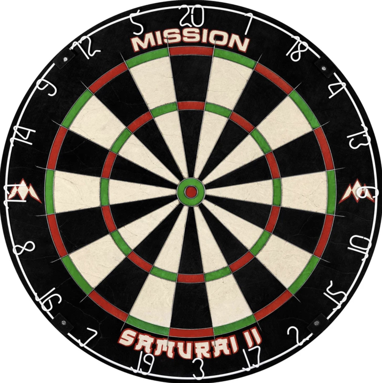 Mission Samurai ll Dartboard - Ultra Thin Wire Professional Board