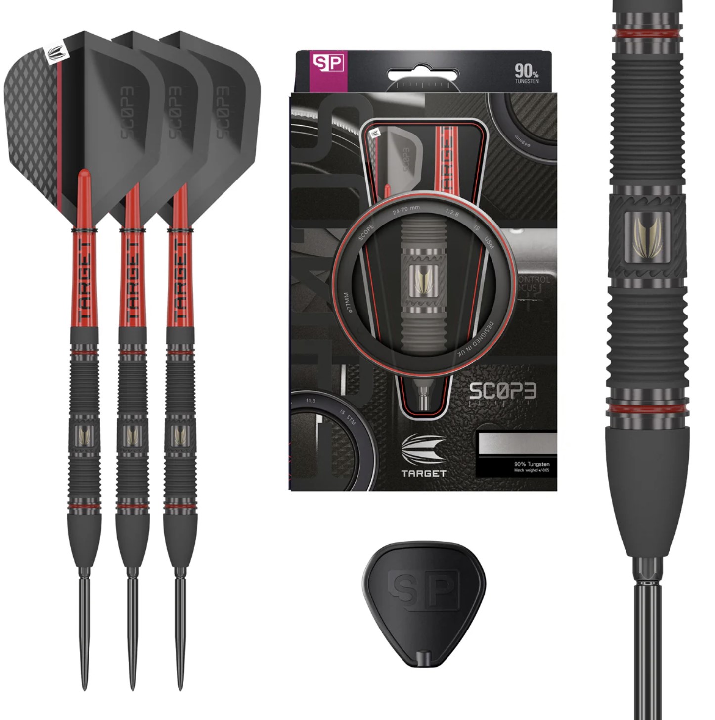 Target Scope 02 - 90% Tungsten - Swiss Point Darts Set