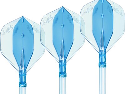 L-Style L-System Integrated Flights & Shafts L1 Standard Clear Blue