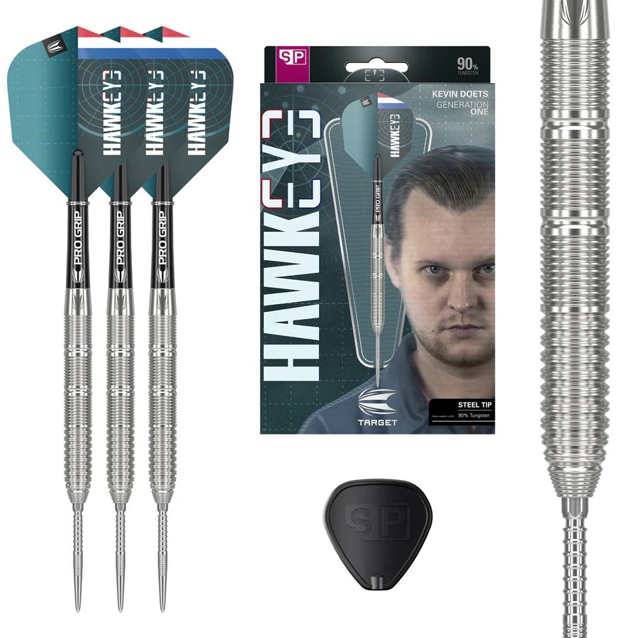 Kevin Doets 90% Tungsten SP Steel Tip Darts by Target